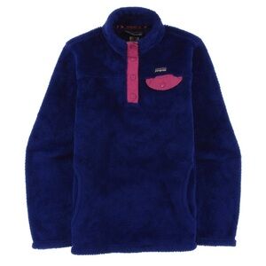 Patagonia Kids Fleece Jacket - Blue and Pink
